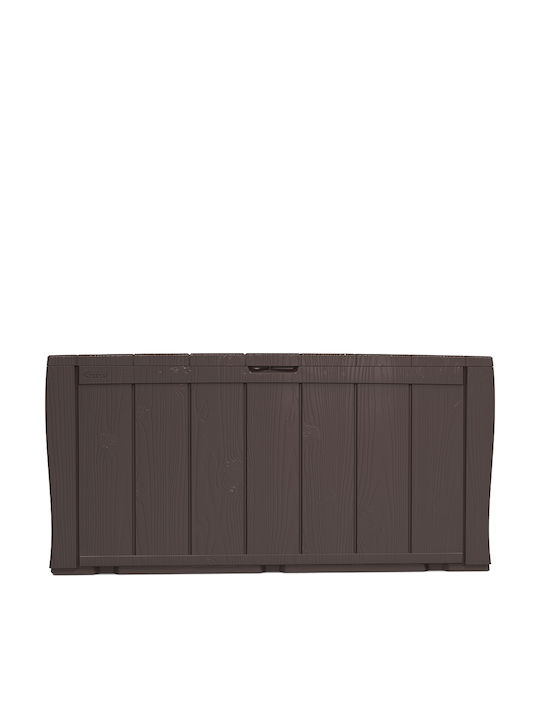 Keter Outdoor Storage Box 270lt Brown L117xW45xH57.5cm Keter Outdoor Storage Box 270lt Brown L117xW45xH57.5cm