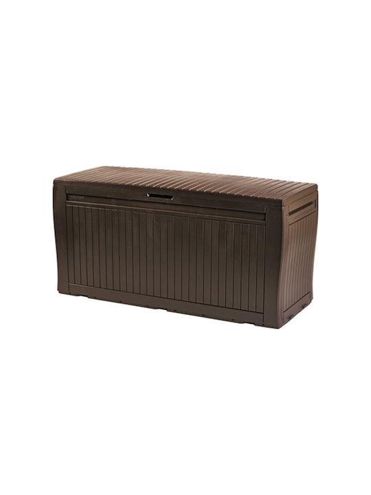 Keter Outdoor Storage Box Comfy 270lt Brown L117xW45xH57cm