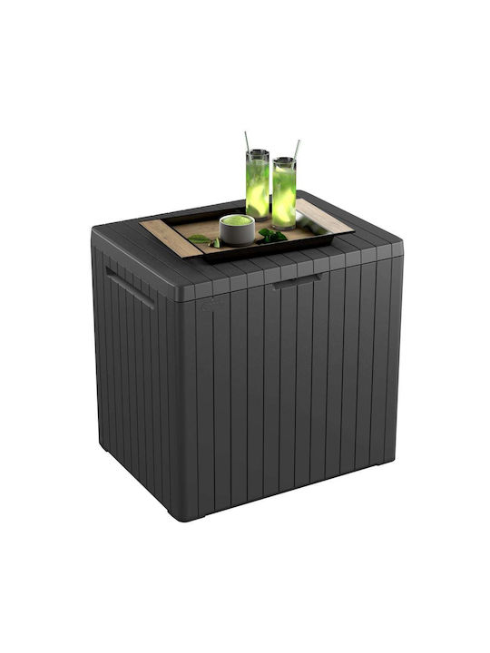 Keter Outdoor Storage Box City 113lt Gray L58xW45xH56cm