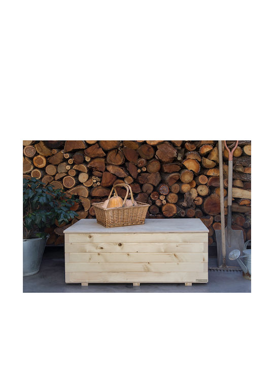 Woodware Outdoor Storage Box Brown L110xW45xH40cm