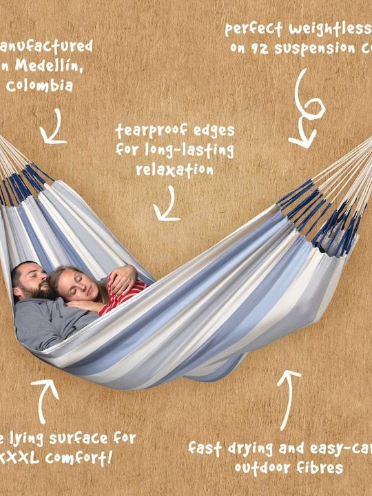 Showood Double Hammock Blue 350x160cm