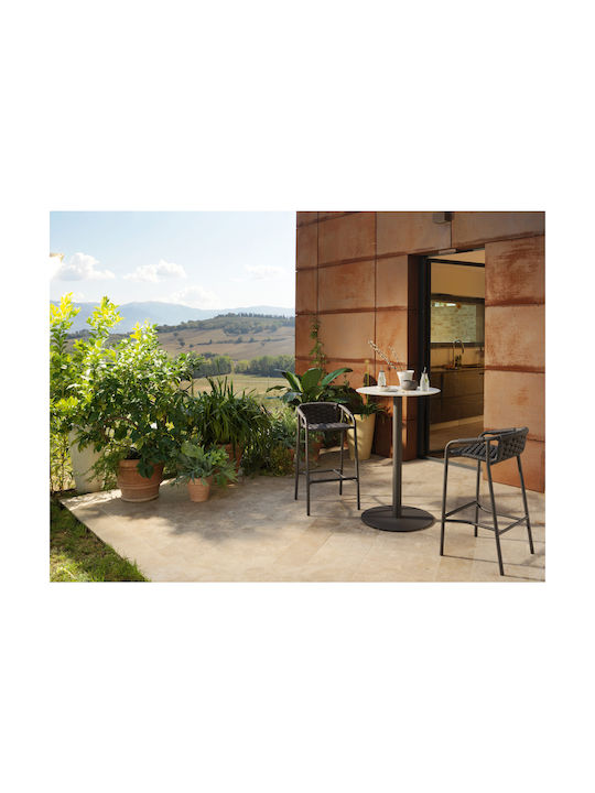 Scaune Bar Din Aluminiu Art 4305 Gri 2 Buc 49x48x90cm Scaune Bar Din Aluminiu Art 4305 Gri 2 Buc 49x48x90cm