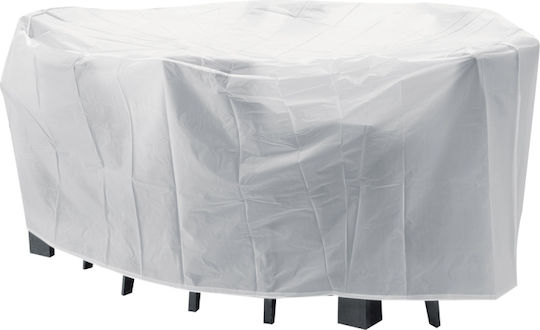 Home & Camp Waterproof Dining Table Cover White 230x160x85cm HCC0492