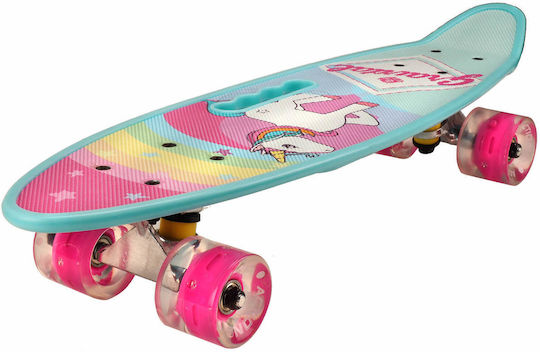 Action One Placă Completă Penny Unicorn 58 X 16 Cm Multicolor