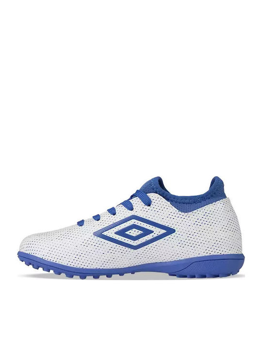 Umbro Veloce Lt TF Детски Футболни Обувки с Гумена Подметка Бели