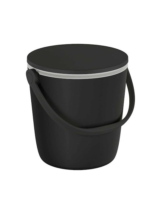 Plastic Masa Bar pentru spații exterioare mici Cărbune de lemn 36x36x35.5buc