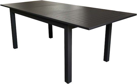 Маса Алуминиево Разтегателена Madison Въглени 150x90x75бр