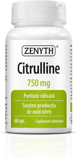 Zenyth Citrullin / Arginin 750mg 60 Kapseln Pumpe