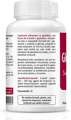 Zenyth Glutathione 100mg 60 Κάψουλες