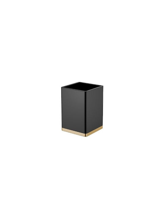 Acp Badezimmerzubehör-Set 6-teilig – Schwarz Gold