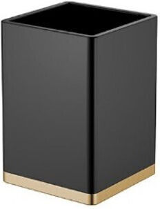 Acp Badezimmerzubehör-Set 6-teilig – Schwarz Gold