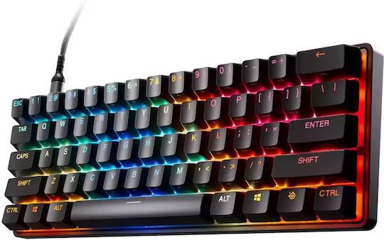 SteelSeries Apex Pro Mini Gen 3 Gaming Mechanical Keyboard 60% with SteelSeries OmniPoint switches and RGB lighting (English US)