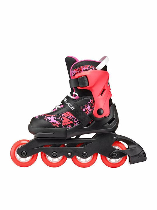Rollerblade Microblade Sl Inline Αυξομειούμενα Rollers Μαύρα Παιδικά
