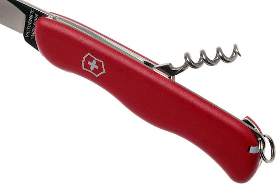 Victorinox Alpineer Schweizer Taschenmesser mit Verriegelungsmechanismus Rot