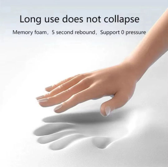 Medical Pillow Neck Memory Foam Grey
