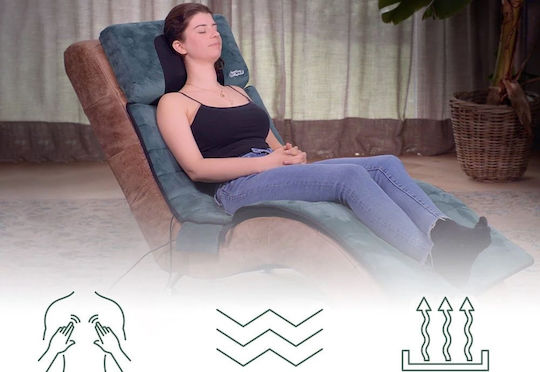 Factory Συσκευή Μασάζ Shiatsu για την Πλάτη, τα Πόδια & το Σώμα με Υπέρυθρη Θερμότητα και Δόνηση