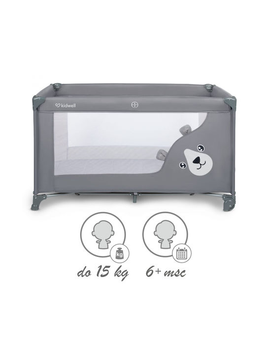 Kidwell Blissy Laufstall mit Matratze Gray 125x65cm
