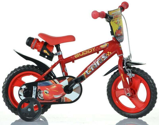Dino Bikes Cars 12" Kids' Bicycle BMX Gray