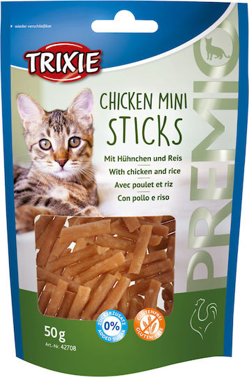 Trixie Sticks für Welpen Mittelgroße Rassen mit Huhn, Fleisch und Kuttelsuppe 20cm 80gr