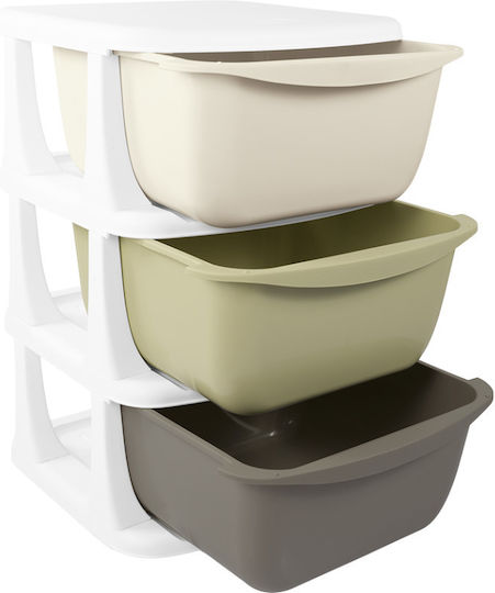 Dolu Dolu Spielzeug-Organisator aus Mehrfarbigem Kunststoff 58x38,5x37cm