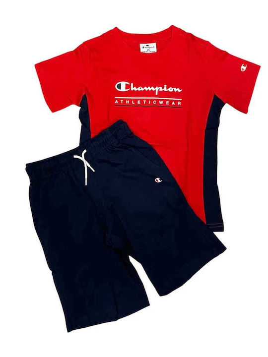 Kids' Set with Shorts Summer 2pcs Red