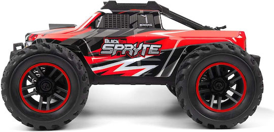 BlackZon Teleghidat Mașină Monster Truck 4WD Roșu