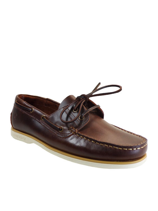 Navigator Ανδρικά Boat Shoes σε Καφέ Χρώμα