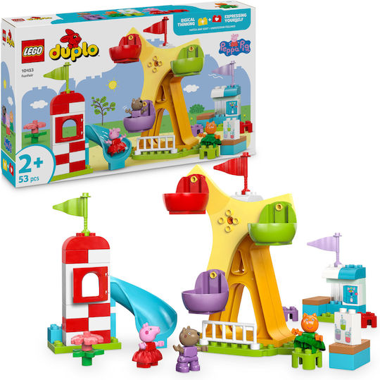 LEGO Duplo Peppa Pig Funfair for 2+ Years 53 Pieces