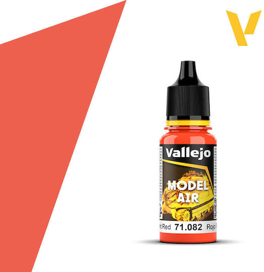 Acrylicos Vallejo Model Air Цвят за моделиране в Червен цвят 17ml