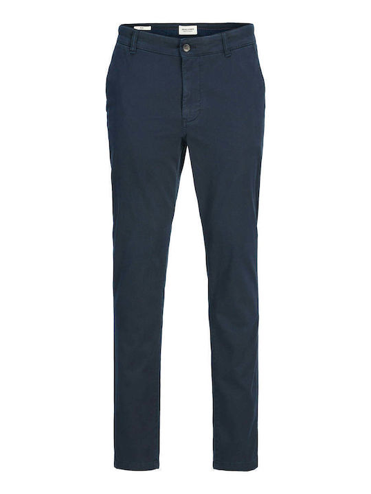 Παντελόνι Chino Ελαστικό σε Slim Εφαρμογή Μπλε