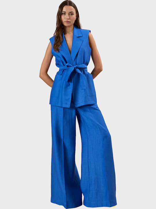 Souvenir Γυναικείο Σακάκι Royal Blue