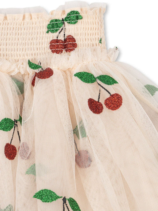 Kids' Tulle Tutu Skirt Ecru
