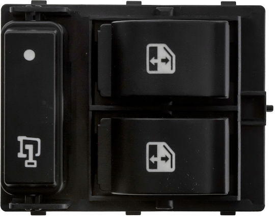 NTY Car Window Switch for Citroen Jumper Fiat Ducato Peugeot Boxer Black