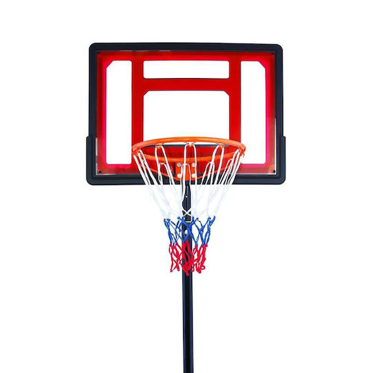 Coș de baschet pentru juniori Action One, înălțime reglabilă 115-210 cm