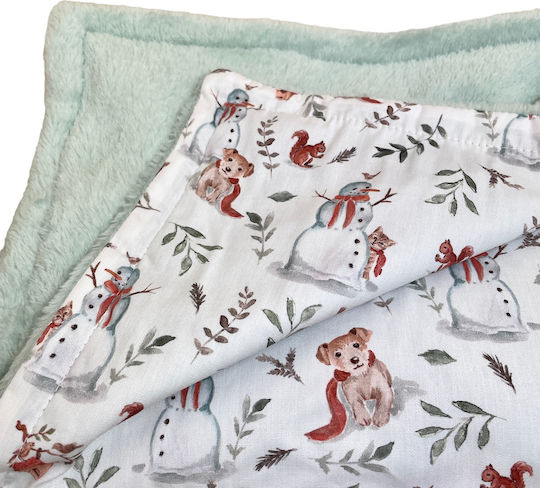 Grandes Suenos Pătură Pepinieră Swaddling pături Fleece Verde 75x100cm
