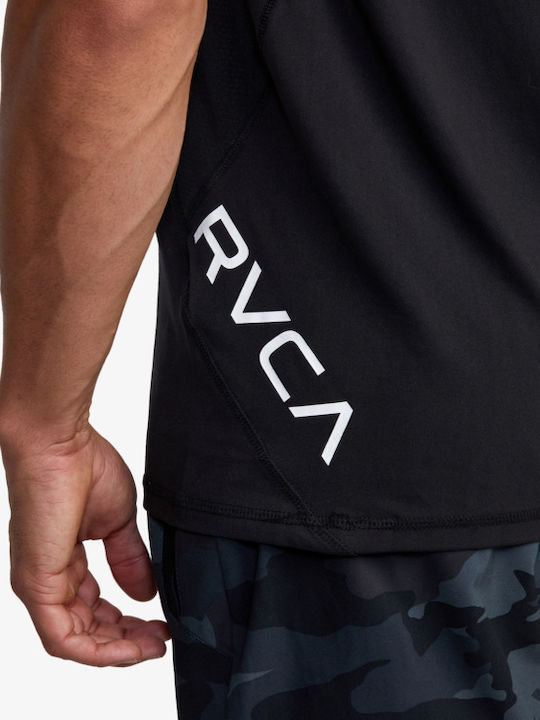 Rvca Men Knitwear Sport Vent Sl V9031rst-blk Blk-black