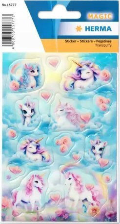 Herma 15777 Autocolante Decorative Multicolor Permanente 17 Bucăți
