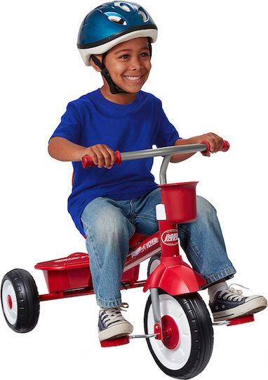 Radio Flyer Tricicletă Pentru Copii Cu Mâner Pentru Părinți 4 În 1 Pentru 1-5 Ani Gri