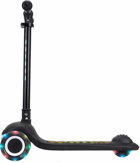 Action One Kinder 3-Rad-Roller Punkte Frontlicht am Lenker Plattform Schwarz