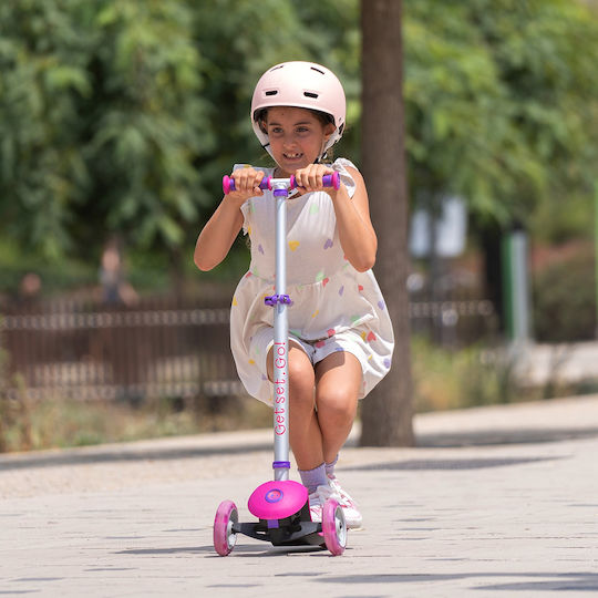 Trunki Scuter Copii Pliabil 3 Roți Pentru 4+ Ani Roz
