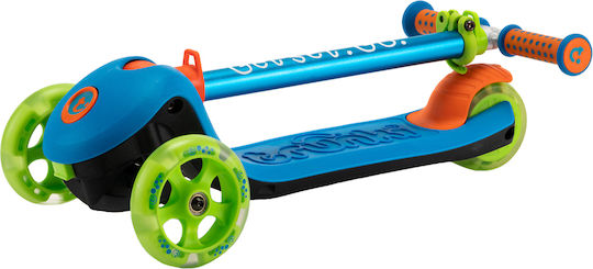 Trunki Patinetă Copii Pliabilă cu 3 Roți pentru 3+ Ani Albastră