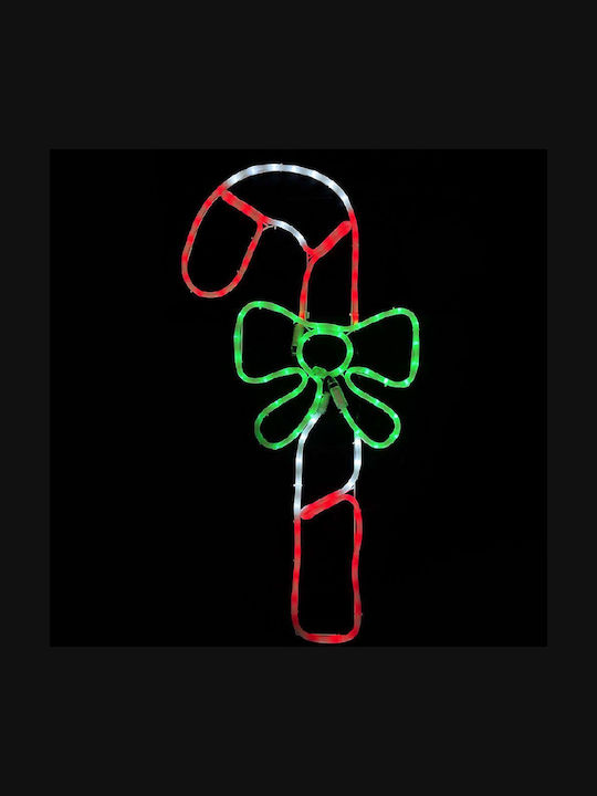 Aca Коледен Светодиоден маркуч във Форма Бонбони 90x45x45см. Candy Cane