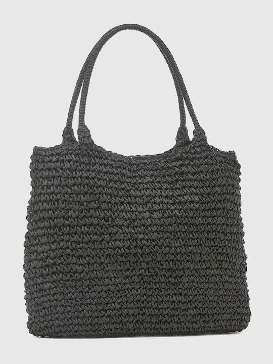 Straw Women's Bag Shoulder Black