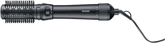 Severin Ceramic Electric Hair Brush with Air and Rotating Head for Hair Straightening and Curls and Beard 1000W