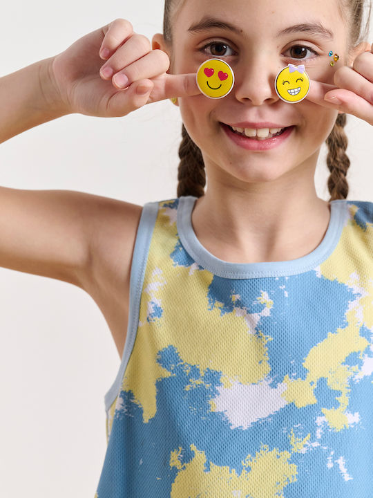 Kids' Crop Top Sleeveless Clear