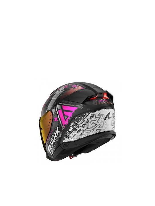 Shark Skwal I3 Hellcat Jet ECE 22.06 Hellcat Black/Silver/Violet Shark Skwal I3 Hellcat Jet ECE 22.06 Hellcat Black/Silver/Violet