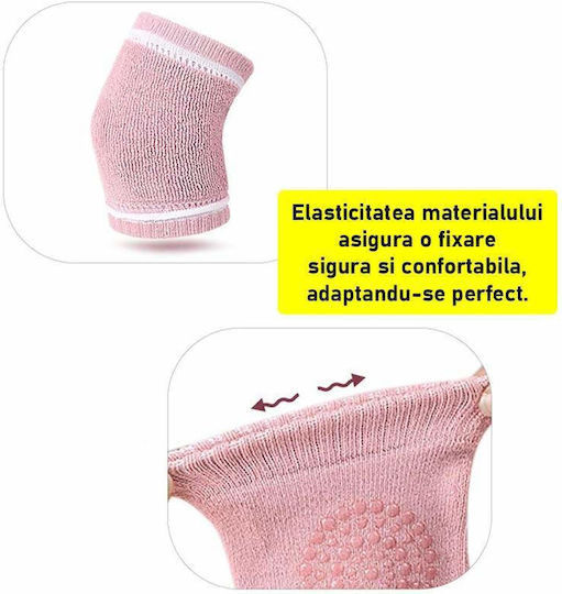 Επιγονατίδα Μπουσουλήματος από Ύφασμα σε Ροζ Χρώμα 2τμχ