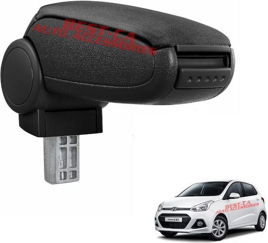 Конзола за подлакътник на кола Съвместим с Hyundai i10 Mk2 (IA/BA) 2013-2019 Черен цвят