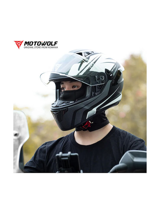 Motowolf Vollgesichts-Balaclava für Motorradfahrer