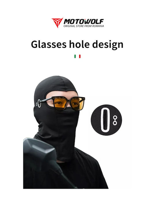 Motowolf Full Face Μπαλακλάβα Αναβάτη Μοτοσυκλέτας